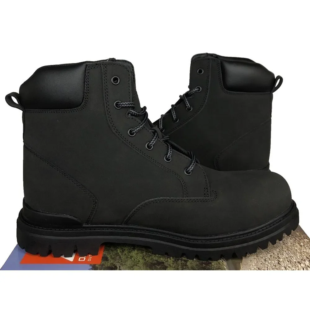 Ozark Trail Men's M OT Troy II Black Work Hiking Boots Size 13 New In The Box‎
